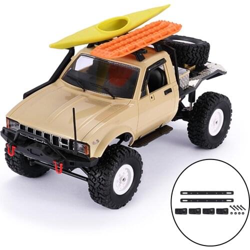 1/12 1/14 RC Car Roof Rail for WPL D12 C14 C24 C34 C44 Car Model Cross Bars Upgrade Parts Rack Locking Replacement Replacement