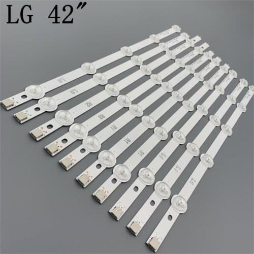 100% New LED backlight 10PCS For 42inch TV LC420DUE 42LA620V 42LN540V 42LA615V 6916L-1412A 6916L-1413A 6916L-1414A 6916L-1415A