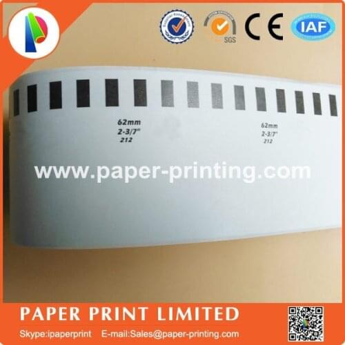 40 Rolls of Compatible Brother DK-22212 White Continuous Film Roll