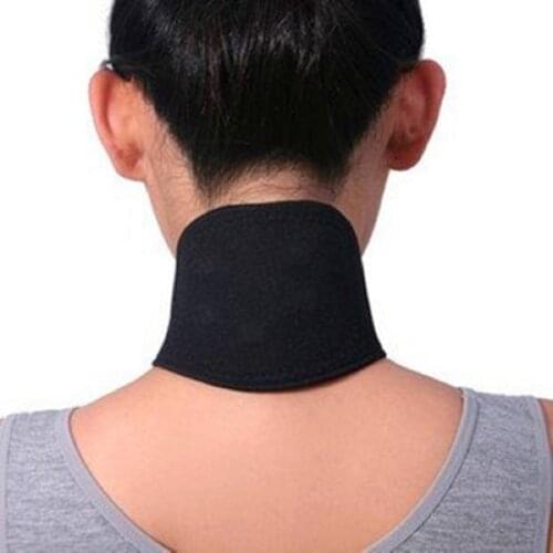 5pcs Tourmaline Neck Guard Magnetic Self-heating Therapy Neck Support Collar Neck Wrap Belt Pain Relief Heat Neck Brace Support
