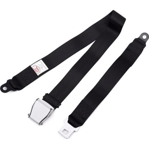 Aluminum aircraft two-point seat belt Aircraft two-point binding belt Seat belt All metal belt