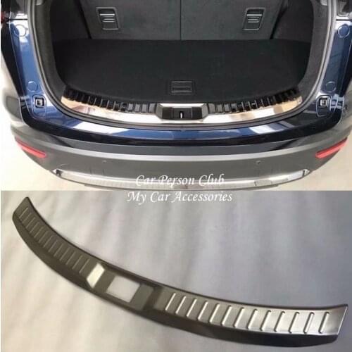 For Mazda CX9 CX-9 2016 2017 2018 Rear Guard Bumper Door Sill Plate Strips Cover Protector Trims Stainless Car-Styling Accessory