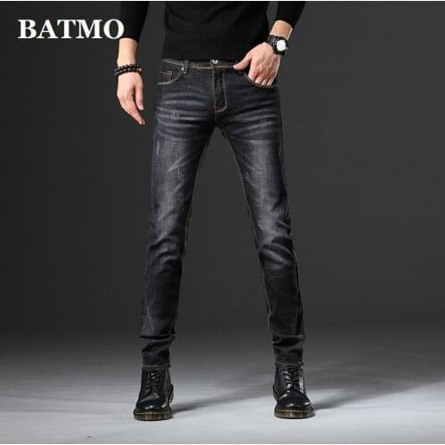 BATMO 2021 new arrival spring slim jeans,classica jeans ,pencil pants,3210