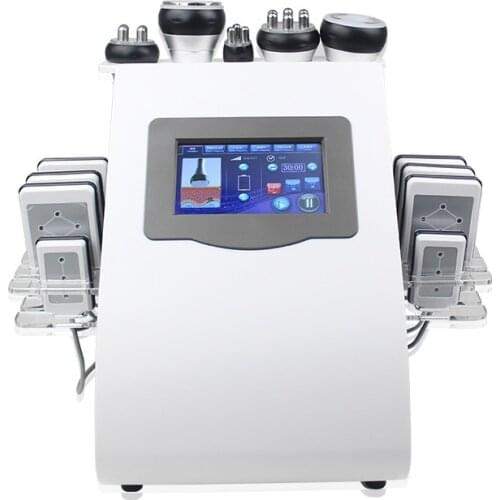 Hot sale product 2021 portable laser cavitacion lipo 6 en 1 ultrasound cavitation machine 40k