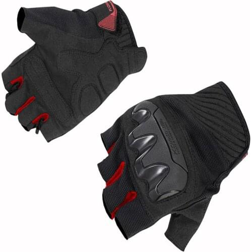 KOMINE Summer Entry-Level Fingerless TPU Joint Protection Motorcyclist Gloves Half-Finger Drop Resistance GK-242