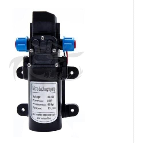 DC 24V 80W High Pressure Micro Diaphragm Water Pump Automatic Switch 5.5L/min