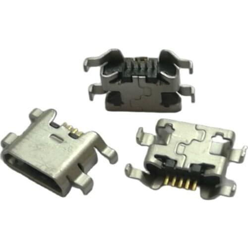 50PCS Micro USB 5pin mini Connector Mobile Charging port For ZTE Blade L2 S6 5.0 U807 N983 N807 U956 N5 N909 N798 N980 N986