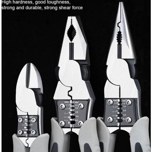 Multifunctional Universal Diagonal Pliers Heavy Plier Needle Nose Pliers Hardware Tools Universal Wire Cutters Electrician Tool