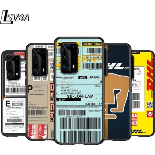 Fashion DHL Style For Huawei P Smasrt 2018 2019 2020 2021 Smart S/Z Smart Plus Smart Pro Black Soft Cover Phone Case