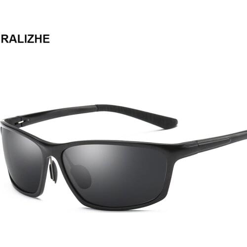 Men Polarized Sunglasses Aluminum Magnesium Alloy Wrap Sport Outdoor Driving Goggle Brand Design Sun glasses UV400 Protection