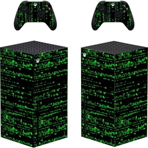 Code Style Xbox Series X Skin Sticker for Console & 2 Controllers Decal Vinyl Protective Skins Style 1
