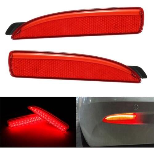 Niscarda Car LED Rear Bumper Reflector Brake Stop Light For Mazda2 3 6 Atenza L DY Axela (CA240)