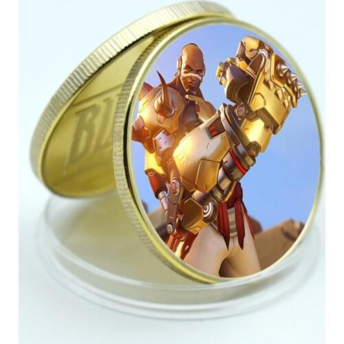 Festival souvenir gifts Overwatch game Doomfist commemorative souvenir coin art crafts