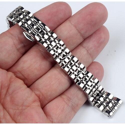 14MM 16MM 18MM 20MM 22MM 24 Stainless Steel Watchbands For arman i Watch band AR AR1676 AR1682 Men Womens Watch Strap bracelet
