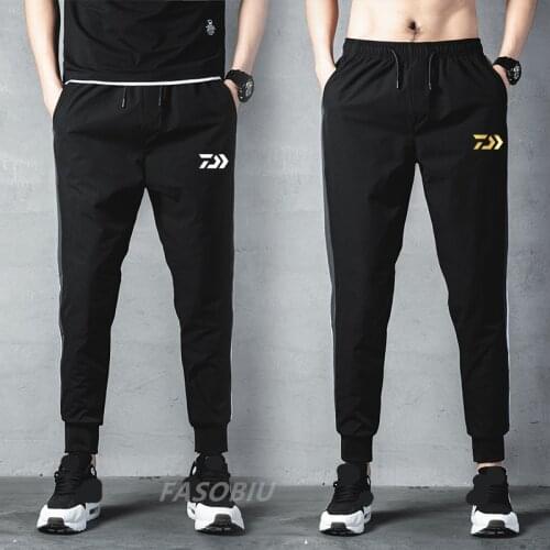 Daiwa Outdoor Sport Summer Mens Mountaineering Fishing Pants Trousers Fashion Stretch Quick-drying Slim Track Fishing Pants