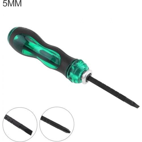 Telescopic Ratchet Screwdriver Repair Household Hand Tool Dual-end Screw Driver Slotted Cross Magnetic Screwdriver for Repairing