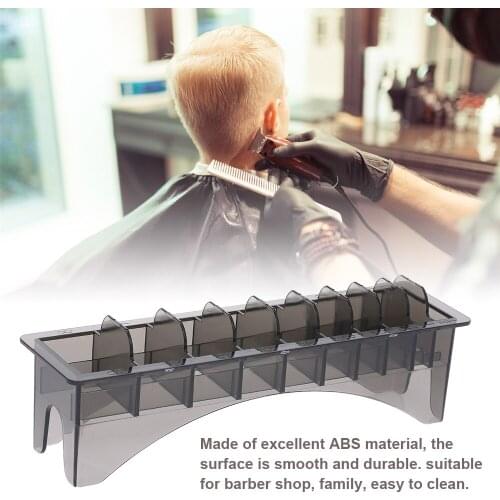 Universal 10 Grid Base for Hair Clipper Limit Comb Guide Comb Storage Organizer Barber Replacement Hair Styling Tool Accessories