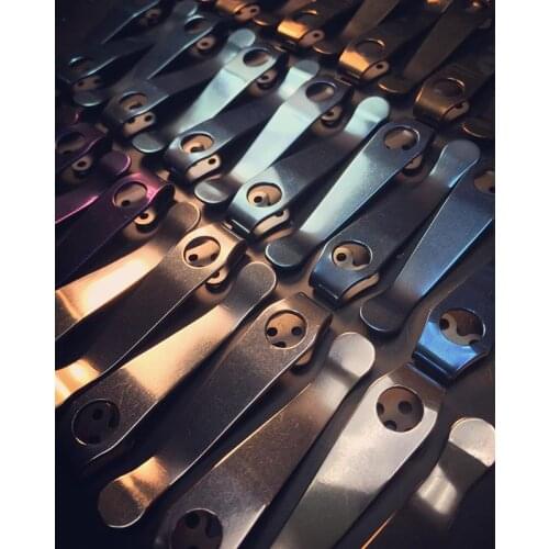 Spider C81 Back Clip Spider C10 Titanium Alloy Knife Clip Pocket Clip