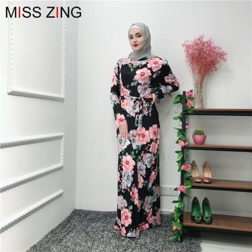 Women Muslim Abaya Print Flower Summer Mesh Cardigan Dress Tunic Kimono Long Robes Jubah Middle East Ramadan Arab Islamic Prayer
