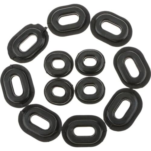 12Pcs Motorcycle Rubber Side Cover Grommets Replacement Gasket Fairings for CG125