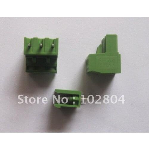 180 Pcs Per Lot L Type Green 3way/pin 5.08mm Screw Terminal Block Connector HOT Sale HIGN Quality