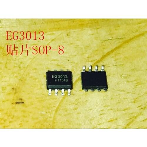 20/PCS NEW Brand New Original Authentic Product Eg3013 SMD Sop-8 Half-Bridge Bootstrap Driver Chip Compatible with Ir2103