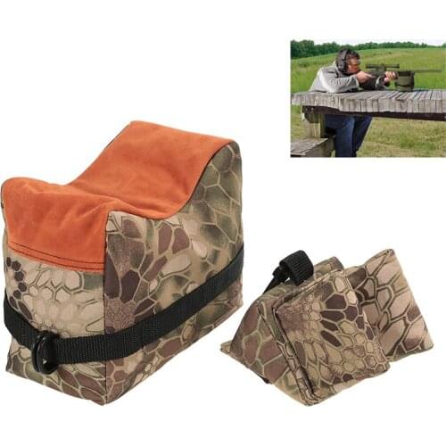 Hunting Gun Accessories Military Front & Rear Gun Bag Unfilled Rifle Support Bag Outdoor Sniper Shooting Gun Sandbag