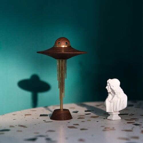 Incense Room Fragrance UFO Diffuser Woodiness Essential Oil Aromatherapy Scent Diffuser Modern Simple Decoration Holiday Gifts