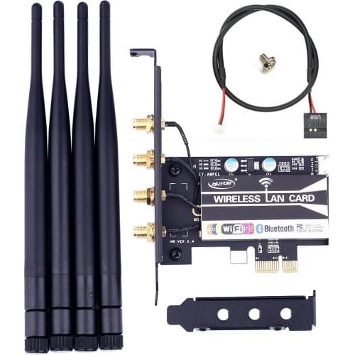 BCM94360 802.11AC WiFi &Bluetooth 4.0 Desktop PCI E 1X Adapter Hackintosh Mac OS