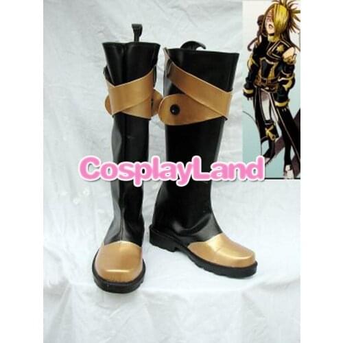D Gray-Man Cloud Nyne Cosplay Boots Shoes Anime Party Cosplay Show Boots Custom Made for Adult Men Shoes