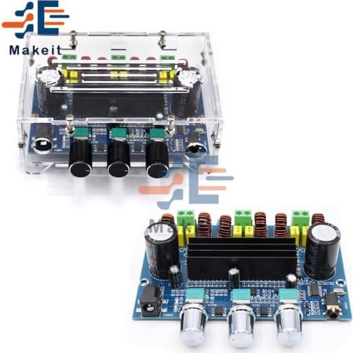 XH-A305 Bluetooth 5.0 Stereo Digital Power Amplifier Board TPA3116D2 50Wx2+100W 2.1 Channel Audio Bass Subwoofer AUX AMP Module