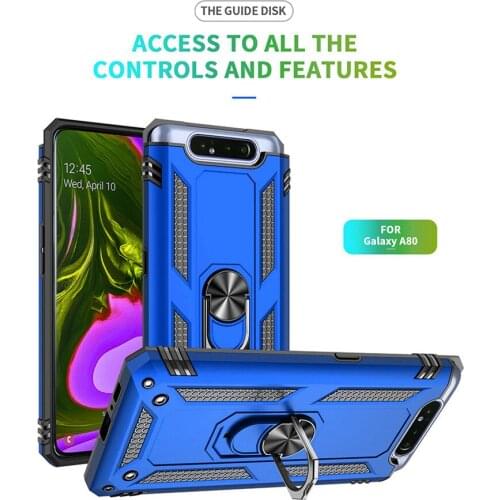 For Samsung Galaxy A80 Case Magnet Car Ring Stand Holder Cover for Samsung A90 Case A 80 SM-A805F/DS 6.7'' Coque funda Capa