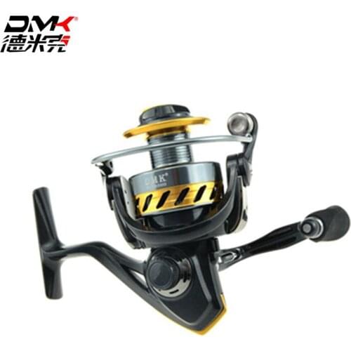 DMK Spinning Fishing Reel 9+1/5.2:1 Fishing Reels 2000-5000 Size Moulinet Peche Trolling Reels Peche Carpe Feeder Pesca
