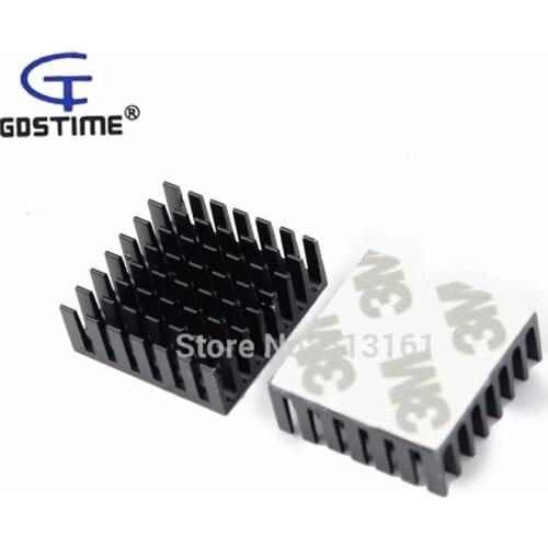 12 pcs Gdstime Extruded Heatsink 28x28x11mm Aluminum Heat sink 28MM Chip CPU GPU VGA RAM LED IC Radiator