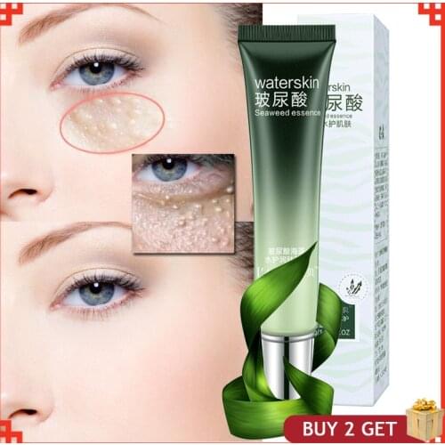 Hyaluronic Acid Seaweed Fine Condensate Eye Cream Delicate Bright Smooth Herbal Reduce Fat granules Extract Anti-Puffiness Serum