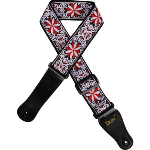 IRIN GS-0 Fashion Adjustable Embroidery Pattern Acoustic Electric Guitar Strap