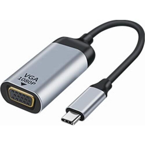 Jimier Type C USB-C to VGA Cable Monitor Adapter 1080p 60hz for Tablet & Phone & Laptop