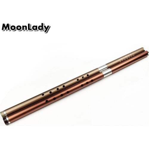 Classical Vertical Flute Aluminum Alloy Metal XIAO Musical Instrument in F Key Professional Entry Level Flute for Beginner