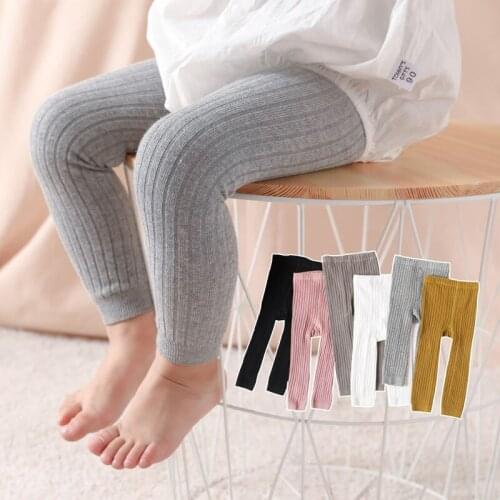 Girls Leggings Baby Children Pants Spring Autumn knitting Colorful
