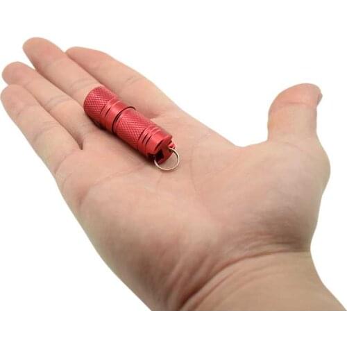 Portable Pocket Flashlight Keychain USB Rechargeable Mini LED Torch Outdoor Lighting Small LED Lamp Flash Light Built-in Battery