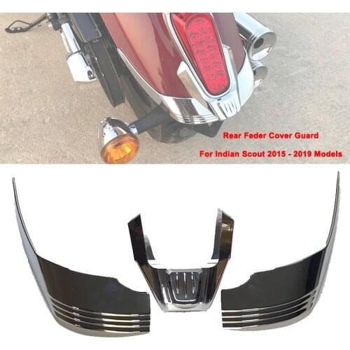 For Indian Scout 2015 2016 2017 2018 2019 Models Rear Fender Tip Decorate Sticker Motorcycle Accessories