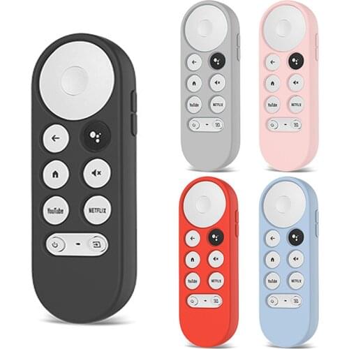 New Silicone Case for Chromecast for -Google TV 2020 Voice Remote Control Shockproof Protective Cover for 2020 Chromecast