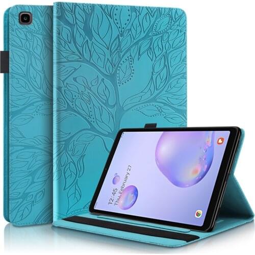 3D Tree Embossed for Samsung Galaxy Tab A 8 2019 Case SM-T290 T295 Tablet Cover for Funda Samsung Galaxy Tab A8 2019 Case