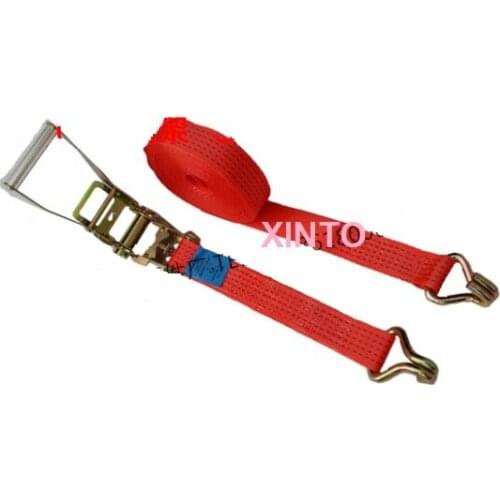 2",50MM,5TX8M--10M Aluminum alloy steel handle,ratchet tie down cargo lashing g package strap auto truck buckle assembly sling