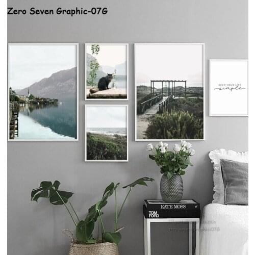 Nordic Nature Landscape Photo Canvas Painting Print And Poster Wall Art Picture For Living Room Home Decoration