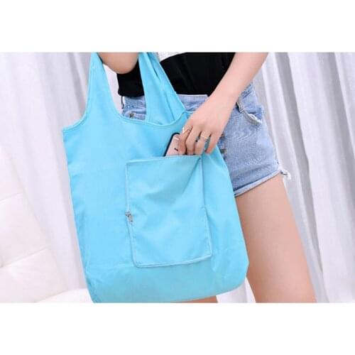 Bag Portable Large Environmental Bag Oxford Cloth Thickened Handbag Home Storage Bags Sundries Organzier Containers S70