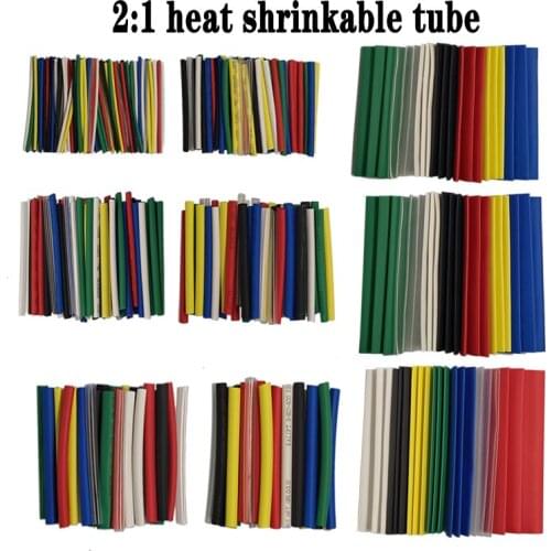 2:1 heat shrin shrinkable heat shrinkable tube insulation repair wire 12 3 4 5 6 7 8 9 10 12mm various color heat shrinkable tub