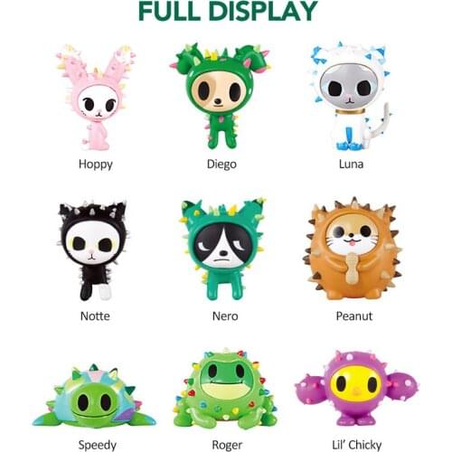 Original Tokidoki Cactus Series Blind Box Action Figure Animal Cute Doll Toy Gift Model Collectibles