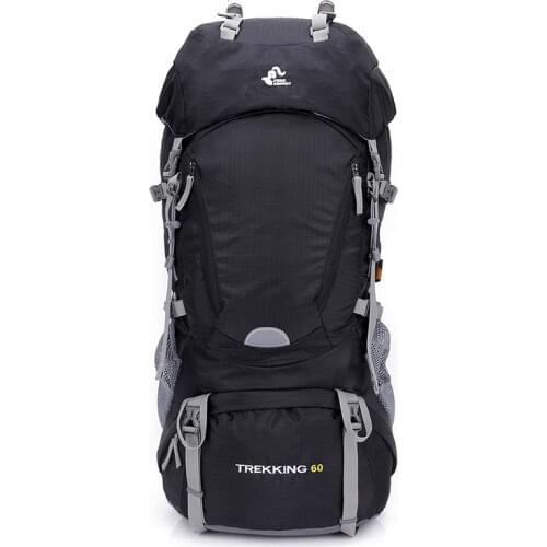 Free Knight 60L Waterproof Backpack Hiking Climbing Bags Rucksack Outdoor Sport Bag With Rain Cover Trekking Tactical Backpack