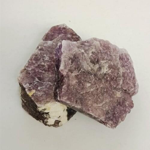 Natural Lepidolite Crystal Slice Rough Ziyun Mother Rock Stones Luminous Specimen Purple Mica For Decorati 1pc